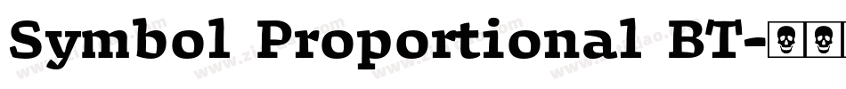 Symbol Proportional BT字体转换